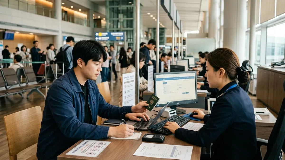 개인통관고유부호 발급을 확인하는 장면