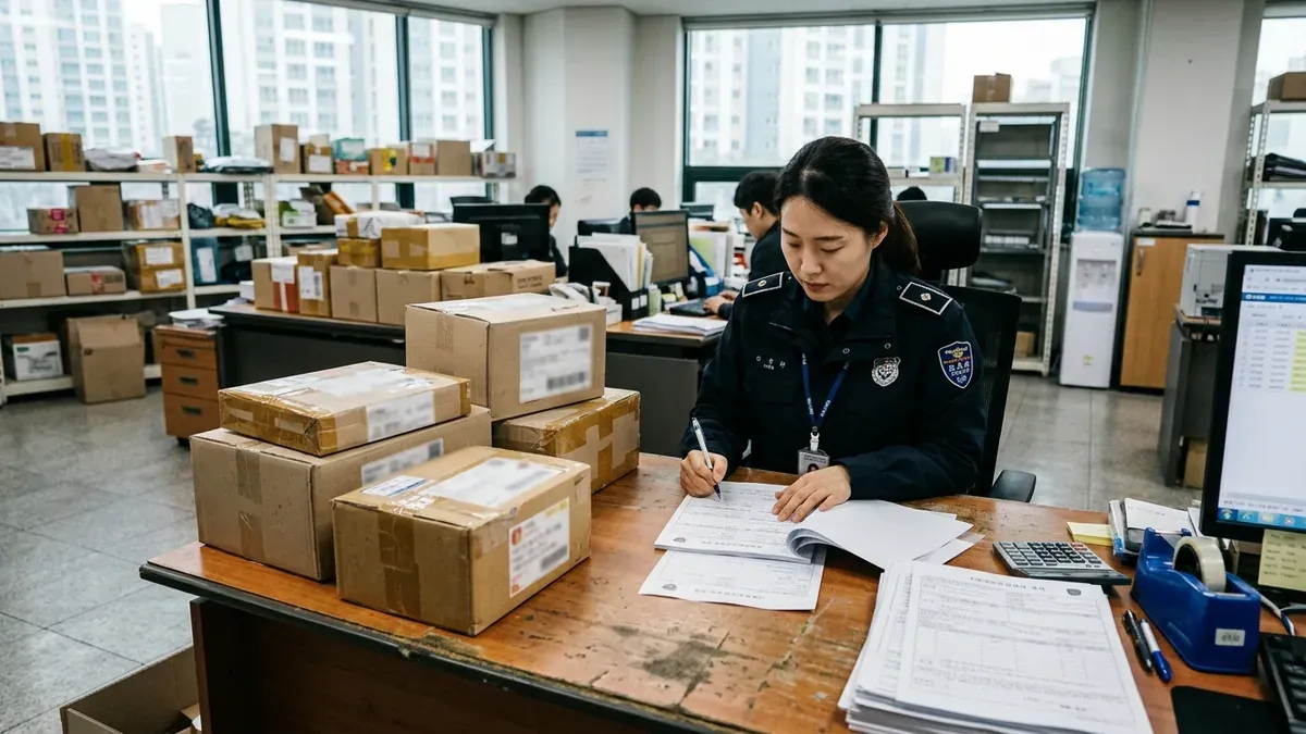 통관과 관세 관련 이미지