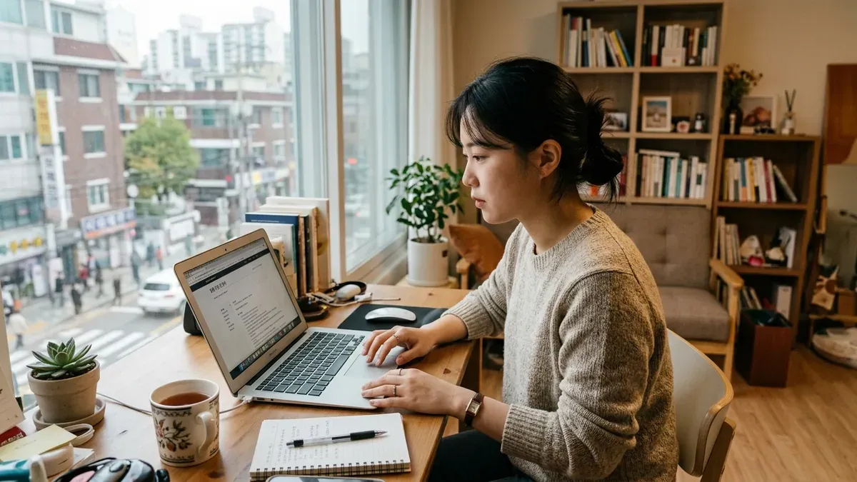 단순변심 환불 조건을 확인하는 장면