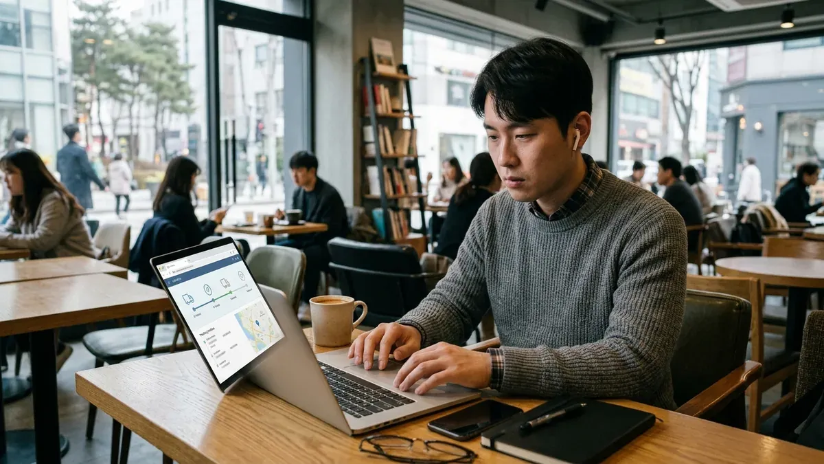 배송조회 방법 관련 이미지