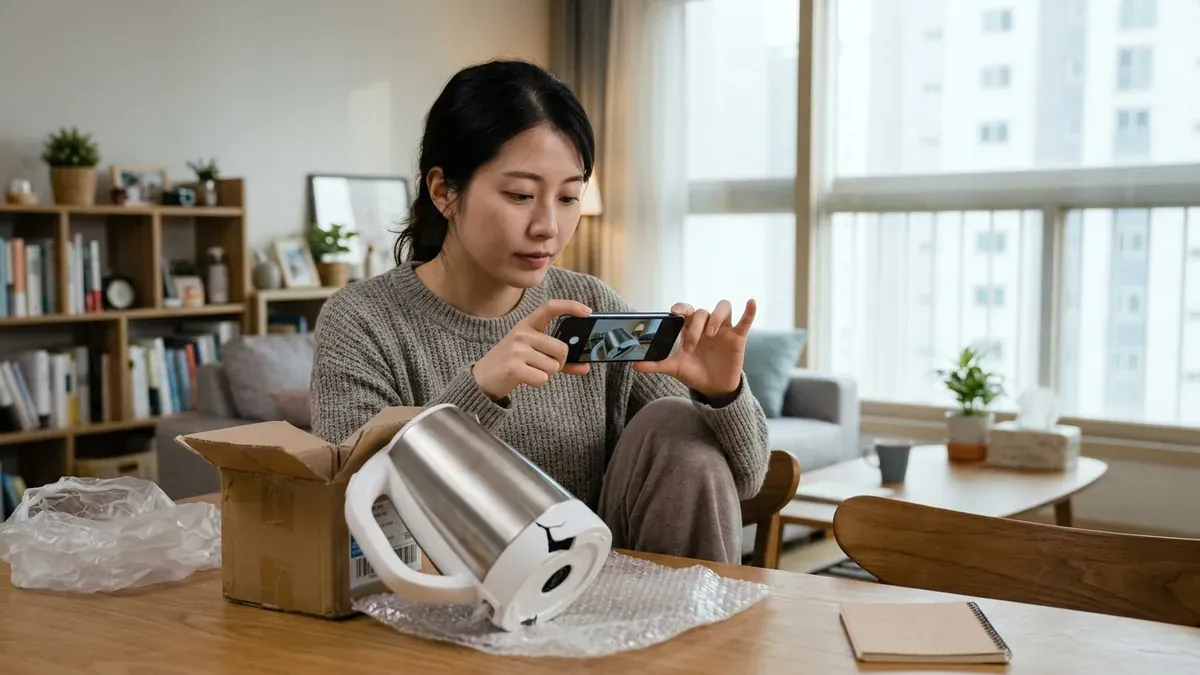 증거 준비하는 모습