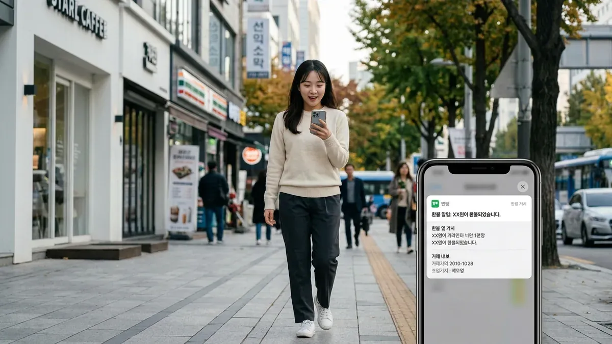 전액 환불 절차 관련 이미지
