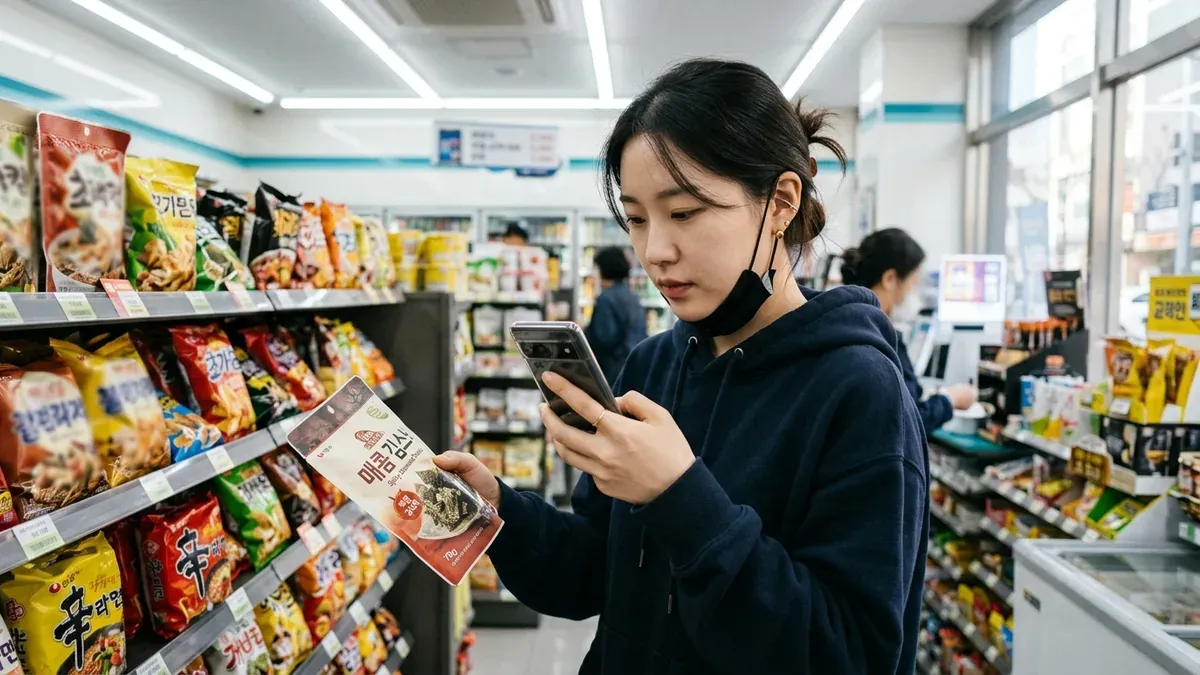 K베뉴 안전 쇼핑 장면