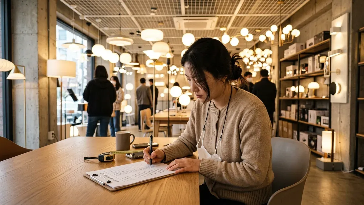조명 체크리스트
