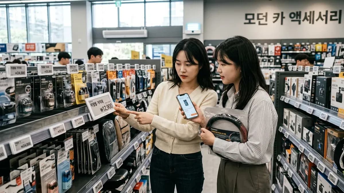 차량용품 가격대 비교