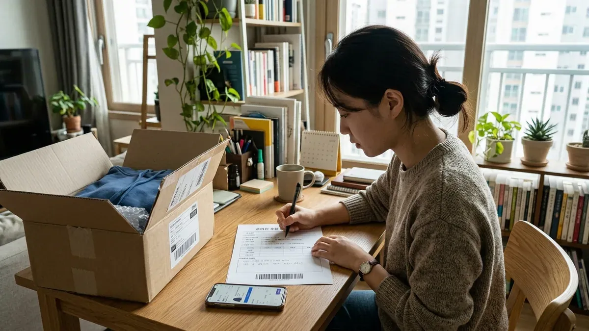 반품과 환불 과정 비교