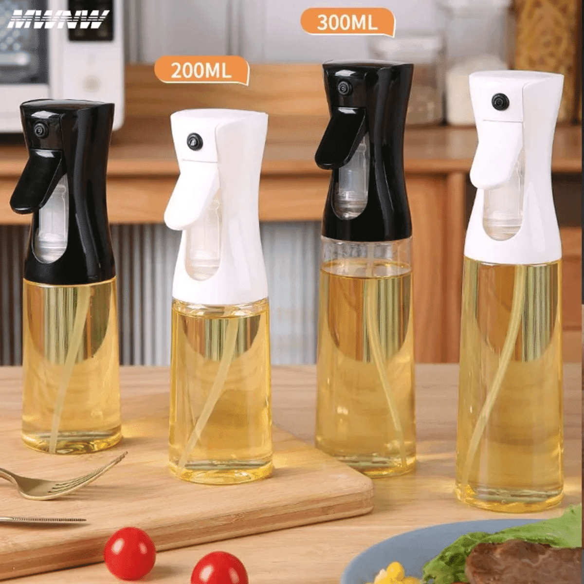 500ml 블랙 오일 스프레이 병