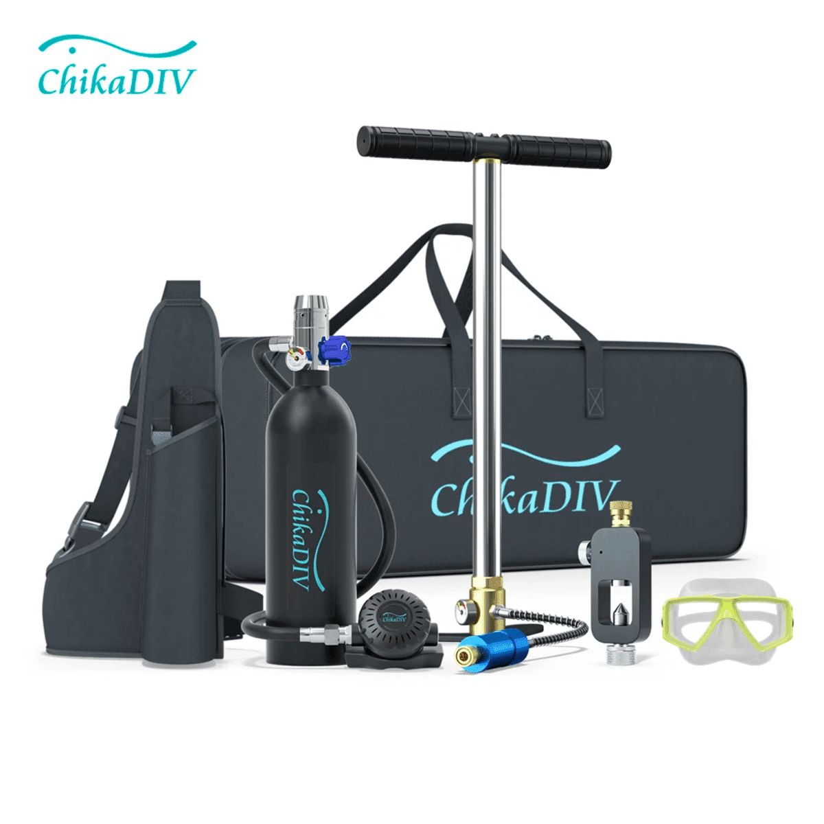 Chikadiv C400 1L 미니 다이빙 산소 탱크