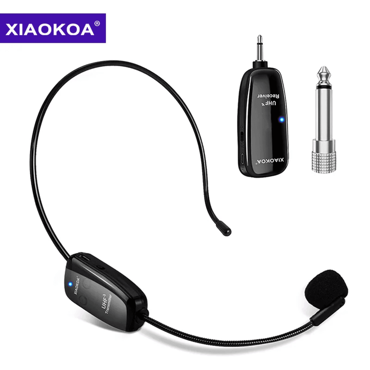 무선 헤드셋 마이크 UHF 2 in 1 헤드셋 및 핸드헬드